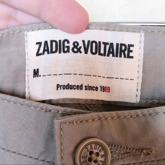 Zadig & Voltaire | NWT Tan Cargo Shorts Sz 38/2 - Picture 2 of 6